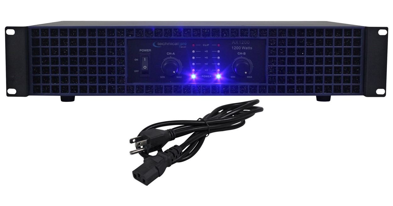 Amazon.com: New Technical Pro AX1200 1200 Watt 2-Channel Amplifier